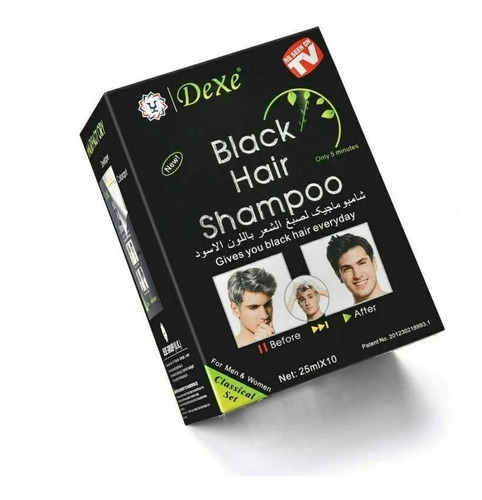 Shampoo Pinta Canas 10min Color Negro X - Ml A $200