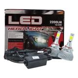 Par Lâmpada Super Led H4 H7 H11 H27 Hb4 6000k 12v 24v