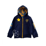 Campera Bebé Parche Boca Juniors Oficial De 9 Meses A 3 Años