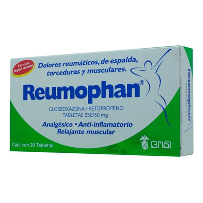 Reumophan Tableta 250 Mg\u002F50 Mg, 20 Tabletas | Meses sin interés