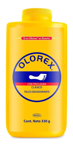 Talco Para Pies Olorex Clásico Desodorante 330g