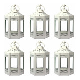 Vela Lanterns Mini Faroles Decorativos De Metal De 4.5 Pulga