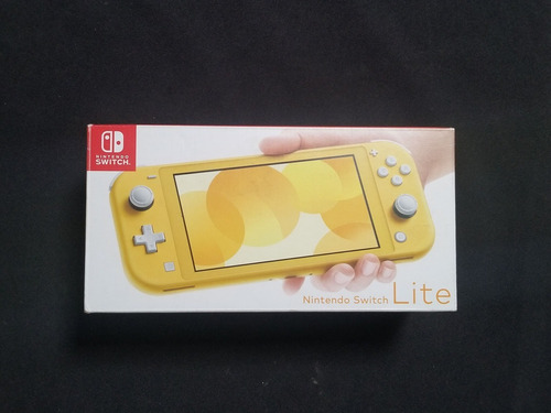 Consola Nintendo Switch Lite Amarillo Con Caja