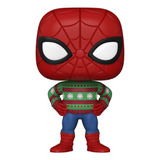 Funko Pop Spiderman Sueter De Navidad #1284 Marvel Holliday