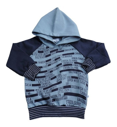 Blusa Moletom Felpado Infantil Masculino Tam.1(12-18 Meses)