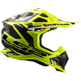 Casco Ls2 Mx700 Subverter Evo Stomp, Negro Y Amarillo, Color Negro/amarillo, Talla 56