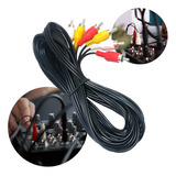 Cable Para Audio Y Video Con Plugs Rca De 3,6m T3906