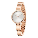 Reloj Mujer Calvin Klein K9u23646 Cuarzo Pulso Dorado En