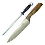 Cuchillo 30cm Carne Filetear Cocina Profesional  + Chaira Rl