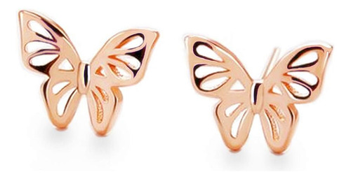 Pendientes De Tuerca De Mariposa Vintage Para Mujeres, Adole