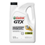 Castrol 06450 Gtx High Mileage 10w-30 -aceite De Motor Sinté