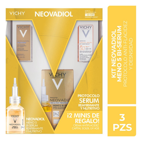 Kit Vichy Neovadiol Protocolo Nutritivo Y Reafirmante X3
