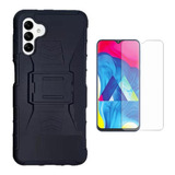 2 Micas + 1 Funda Uso Rudo+ Clip Para Samsung Galaxy A34 5g 