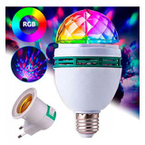 Lampada Led Giratoria Colorida Rgb Balada Decoração