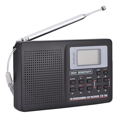 Fm/am/sw/lw/tv Sonido Receptor De Frecuencia Completa Rece