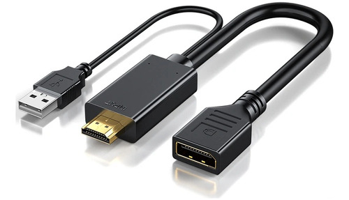 Adaptador Convertidor Hdmi A Displayport 4k 60hz 1080p 120hz