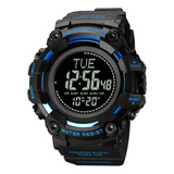 Reloj Digital Skmei Con Brujula Multifunciones Para Aventura