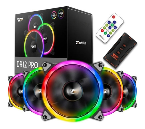 Cooler Fan Aigo Dr12 Pro Rgb D/face 6 Fans