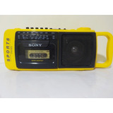 Rádio Am/ Fm Gravador Sony Sports Vintage Cfm I605 + Fonte 