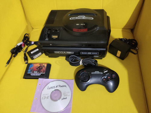 Consola Sega Cd Genesis Region Usa Control + 1 Juego + 5cds