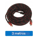 Cable Hdmi 3 Metros Full Hd Ps4 Ps3 Xbox 360 Laptop Tv Pc