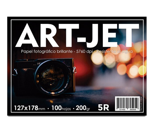 Papel Fotográfico 13x18 Glossy Brillante Art-jet® 500h 200gr