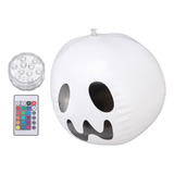 Lámpara De Bola Inflable De Halloween Con Control Remoto Led