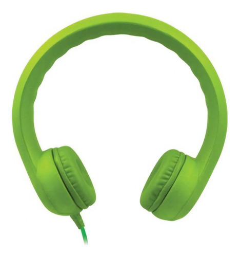 Hamiltonbuhl Auriculares Espuma Duraderos Niños, Auriculares Color Verde (kids-green)