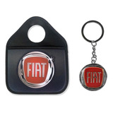 Llavero Fiat Logo Metalico + Bolsa Residuo