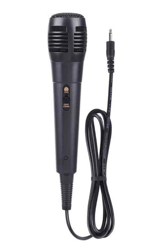 Microfono Dinamico Cable Mic-9825 Alambrico Para Pc 3,5mm