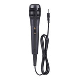 Microfono Dinamico Cable Mic-9825 Alambrico Para Pc 3,5mm