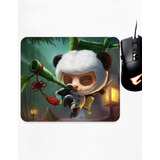 Mouse Pad Xs Teemo Osito Panda League Of Legends Art