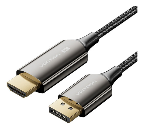 Cable Display Port A Hdmi 2.1 Gamer 8k 4k Hdr 1,8 M Vention 