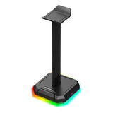 Suporte Headset Scepter Pro Ha300 Rgb 10 Modos De Iluminação