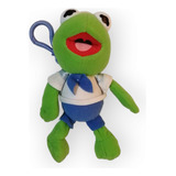 Llavero Rana Rene 12cm - Peluche Retro Muppets Baby Kermit S