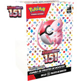 Box 18 Boosters Cards Pokémon Coleção Especial Escarlate 151