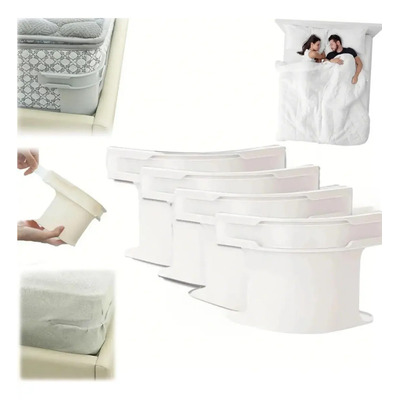 4 Folhas De Fixação De Placas Cama, Fixadores Folhas De Cama