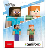 ..:: Amiibo Minecraft ::.. Steve Alex 2 Pack Nintendo Switch