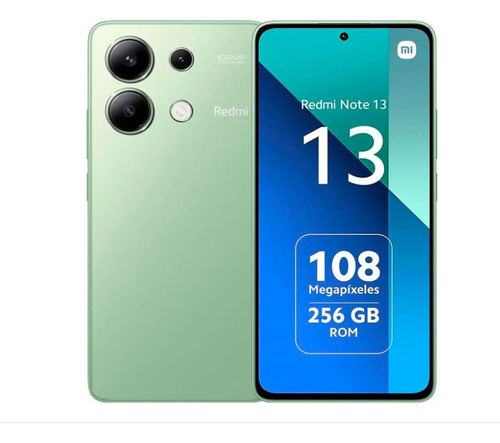 Celular Xiaomi Note 13 Verde Dual Sim 256gb 8gb Ram +fone+nf