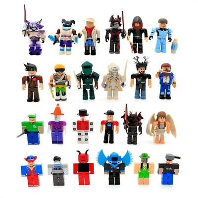 24 Piezas Virtual World Roblox Building Block Muñeca