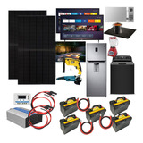 Kit Solar Autónomo 7200wp Inversor Bomba De Agua Tv Focos
