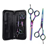 Kit Style.cut Tijera Cobalto Corte 5.5 + Pulir 5.5 Colores