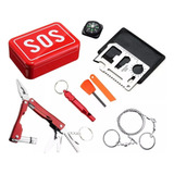 Kit Tactico De Supervivencia - Sos Emergencias, Caja Metal