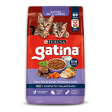 Gatina Gatitos Sabor Mix De Carnes Verduritas Y Leche 7.5 Kg