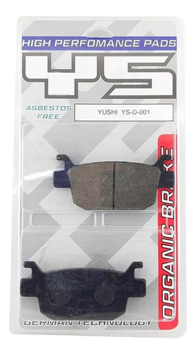 Pastillas De Freno Traseras Marca Ys Benelli Trk 251