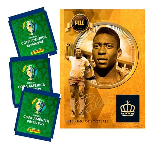 Card Pelé + 3 Envelopes Copa America 2019