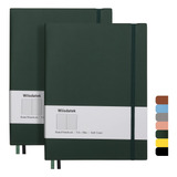 Wiisdatek B5 - Cuadernos Con Rayas Universitarias, Paquete D