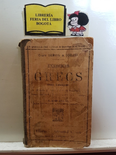 Ejercicios De Griego - Libro En Frances Y Griego - 1917