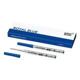 Montblanc Repuesto Bp M 2x1 Royal Blue Pf Brand