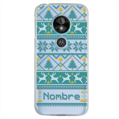 Funda Para Motorola Ugly Sweater Personalizada Con Nombre